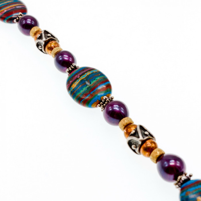 Sky Jewelry Серебряный браслет с Яшмой