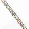Sky Jewelry Серебряный браслет в позолоте 925 пробы с голубой Шпинелью