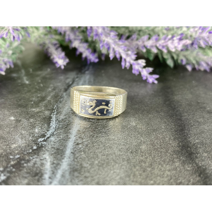 Sky Jewelry Мужское Серебряное Кольцо 950 проба *Сиамское Серебро