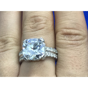 Sky Jewelry Серебряное кольцо с фианитом