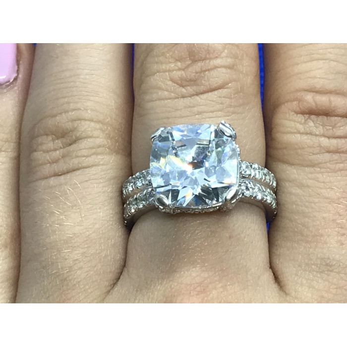 Sky Jewelry Серебряное кольцо с фианитом