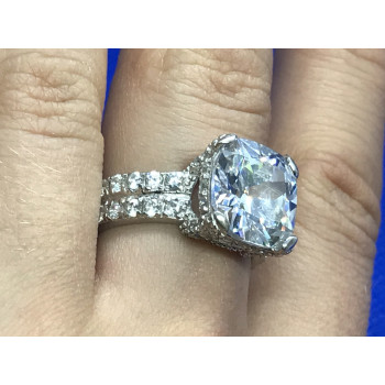 Sky Jewelry Серебряное кольцо с фианитом