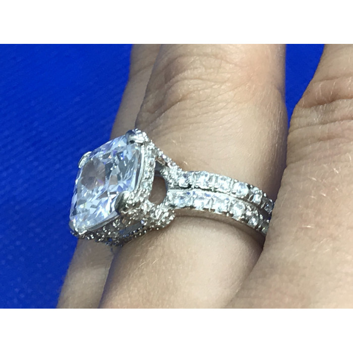 Sky Jewelry Серебряное кольцо с фианитом