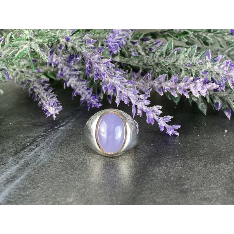 Sky Jewelry Винтажное Серебряное кольцо с Аметистом