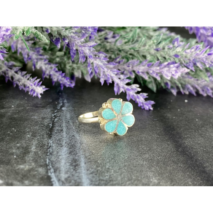 Sky Jewelry Серебряное кольцо с со вставками Нефрита 925 проба