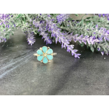 Sky Jewelry Серебряное кольцо с со вставками Нефрита 925 проба