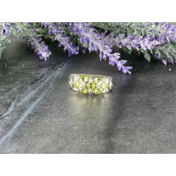 Sky Jewelry Серебряное кольцо 925 пробы с Хризолитом