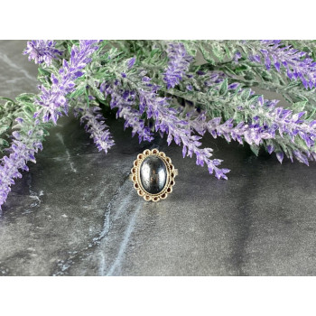 Sky Jewelry Винтажное Серебряное кольцо с Гематитом