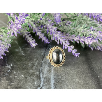 Sky Jewelry Винтажное Серебряное кольцо с Гематитом