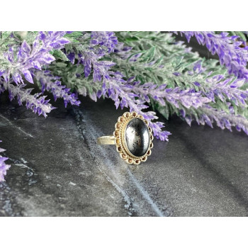 Sky Jewelry Винтажное Серебряное кольцо с Гематитом