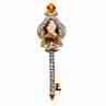 Sky Jewelry Золотой кулон с камнями Турмалин , Гелиодор и Бриллиантами *Ключик