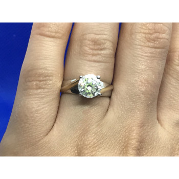 Sky Jewelry Серебряное кольцо с фианитом