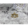 Sky Jewelry Золотой кулон Звезда Давида
