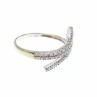 Sky Jewelry Золотое Кольцо 14К (585 проба) с Бриллиантами *Сияние Алмаза*