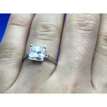 Sky Jewelry Серебряное кольцо с Фианитом