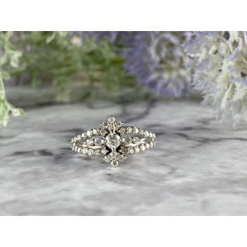 Sky Jewelry Золотое кольцо 14К (585 проба) с Бриллиантами