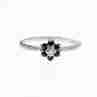 Sky Jewelry Золотое кольцо с Сапфирами и Бриллиантом   10К (417 проба)  *Сапфировые Цветы*