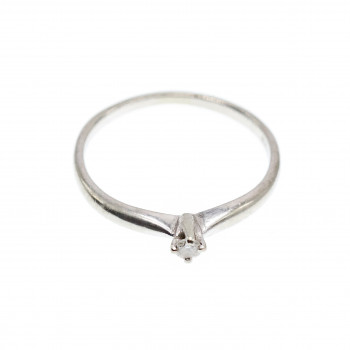 Sky Jewelry Золотое кольцо 10К (417 проба) с Бриллиантом