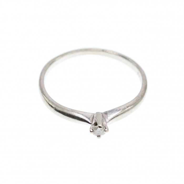 Sky Jewelry Золотое кольцо 10К (417 проба) с Бриллиантом