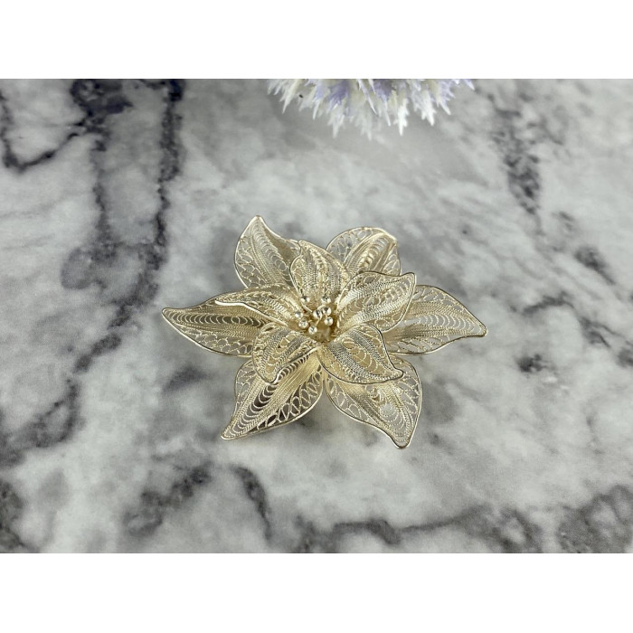 Sky Jewelry Серебряная брошь 925 проба *Женственность