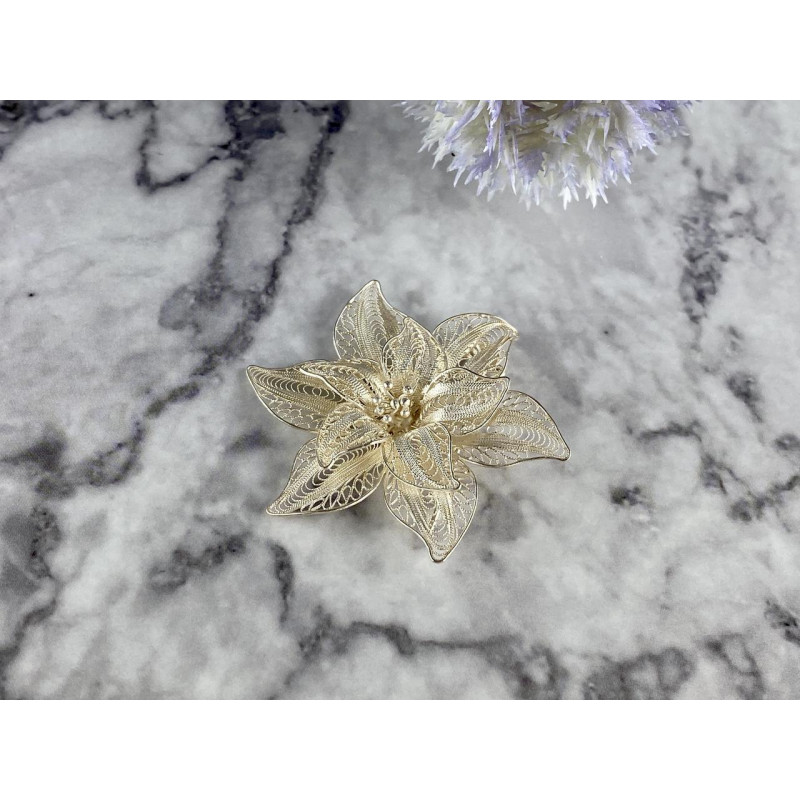 Sky Jewelry Серебряная брошь 925 проба *Женственность