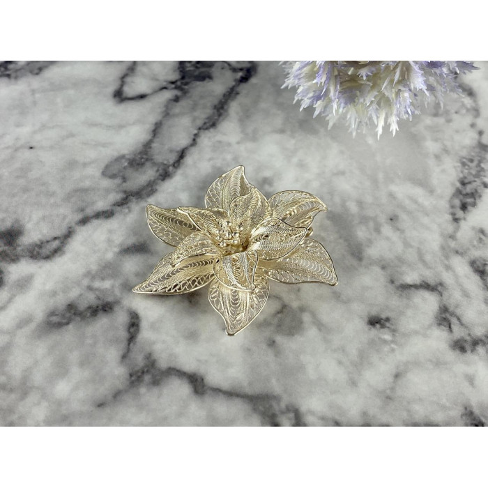 Sky Jewelry Серебряная брошь 925 проба *Женственность