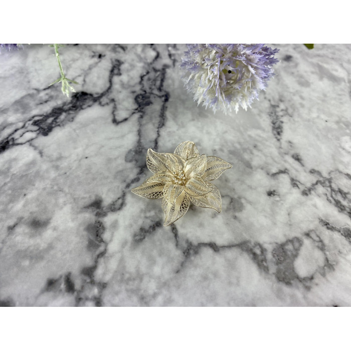 Sky Jewelry Серебряная брошь 925 проба *Женственность