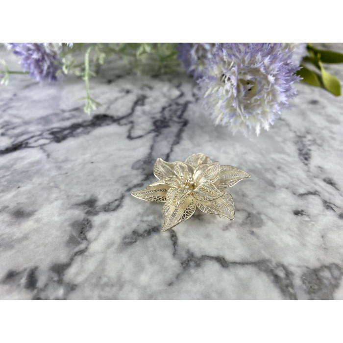 Sky Jewelry Серебряная брошь 925 проба *Женственность