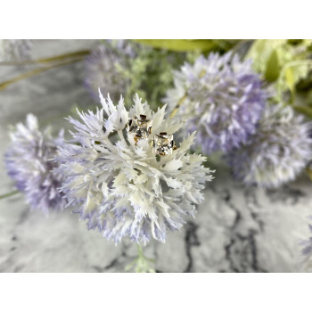 Sky Jewelry Серебряные Серьги в позолоте 925 проба с белым Топазом