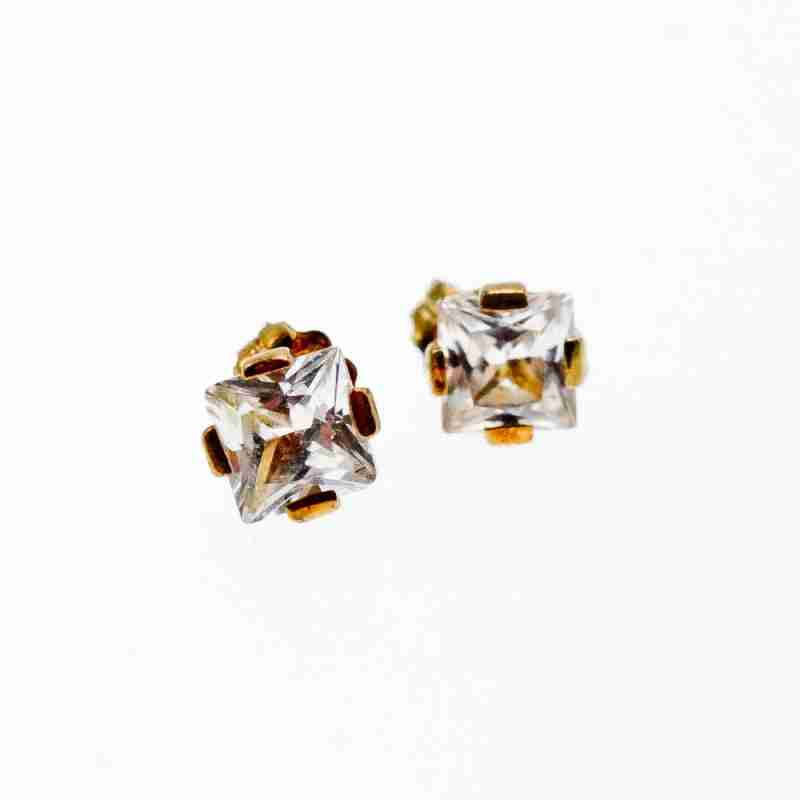 Sky Jewelry Серебряные Серьги в позолоте 925 проба с белым Топазом