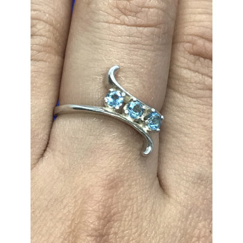 Sky Jewelry Sterling Silver кольцо с голубой Шпинелью