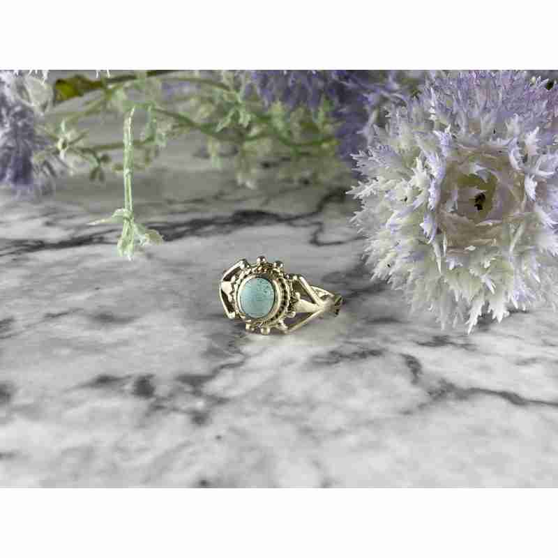 Sky Jewelry Серебряное кольцо 925 пробы с Бирюзой