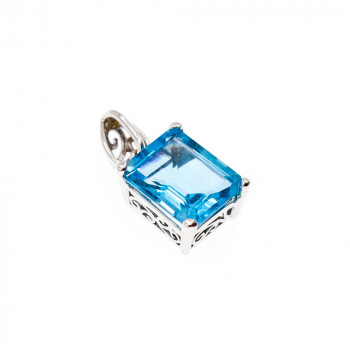 Sky Jewelry Золотой кулон с Топазом 10К (417 проба)