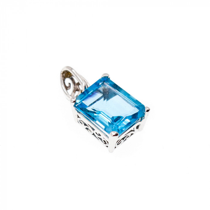 Sky Jewelry Золотой кулон с Топазом 10К (417 проба)