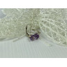Sky Jewelry Серебряные серьги 925 пробы с Фиолетовым Турмалином *Круг