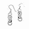 Sky Jewelry Серебряные Серьги с Фианитами  925 проба