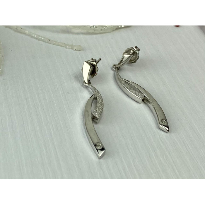 Sky Jewelry Серебряные Серьги 925 проба *Женственность*