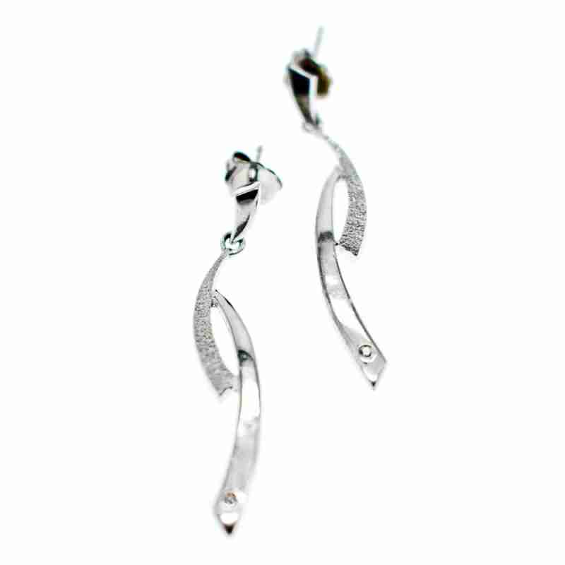 Sky Jewelry Серебряные Серьги 925 проба *Женственность*