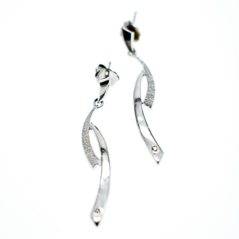 Sky Jewelry Серебряные Серьги 925 проба *Женственность*