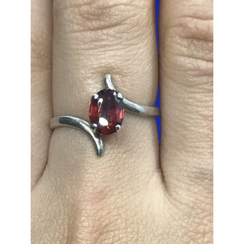 Sky Jewelry Sterling Silver кольцо с гранатом