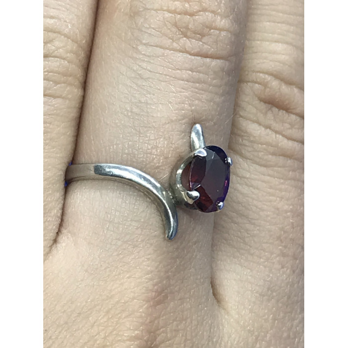 Sky Jewelry Sterling Silver кольцо с гранатом