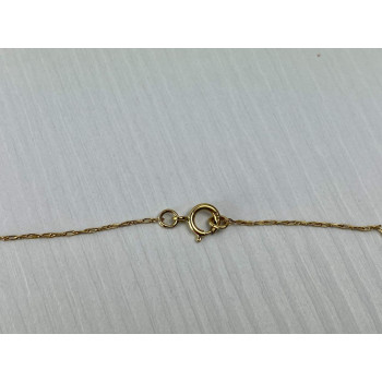 Sky Jewelry Золотая цепочка с кулоном Альмандин и Бриллиант *Сердце