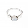 Sky Jewelry Серебряное кольцо с Лунным камнем