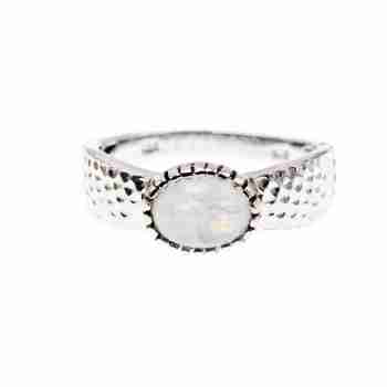 Sky Jewelry Серебряное кольцо с Лунным камнем