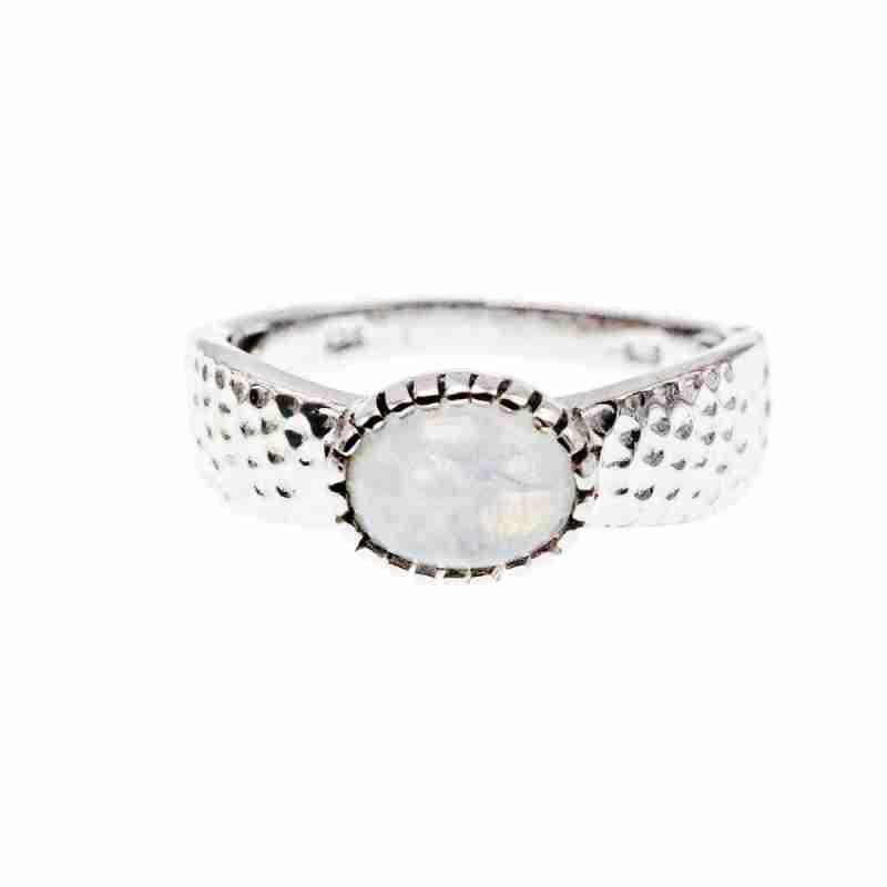 Sky Jewelry Серебряное кольцо с Лунным камнем