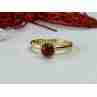 Sky Jewelry Серебряное кольцо в позолоте 925 проба с камнем  Гранат Пироп