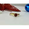 Sky Jewelry Серебряное кольцо в позолоте 925 проба с камнем  Гранат Пироп