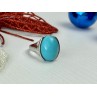 Sky Jewelry Серебряное кольцо с голубой Бирюзой