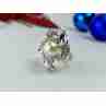 Sky Jewelry Серебряное кольцо с Жемчугом и Фианитами *Грация*