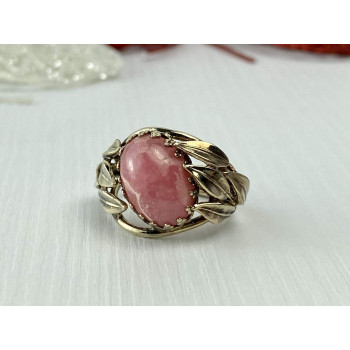 Sky Jewelry Винтажное Серебряное кольцо с Морганитом